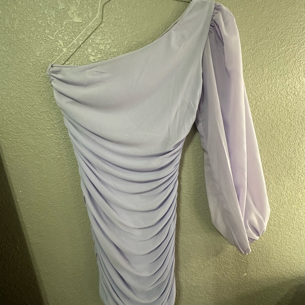Hello Molly Lavender Long Sleeve Dress